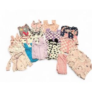 Baby Girl Bamboo Pajama Lot NB - 2T Bestaroo Sweet Bamboo Sleepers Romper 16pc